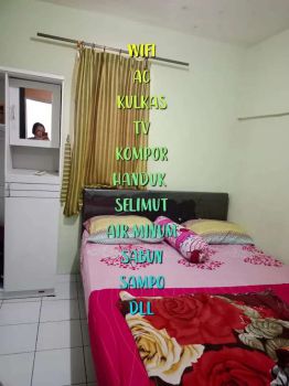 Menyewakan unit apartemen transit dan harian di moderland Cikokol