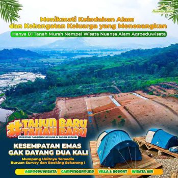Tanah Darat Di Jual Murah Subur di Bogor