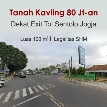 80 Jutaan- Dekat Pintu Tol Sentolo- Nanggulan Jogja
