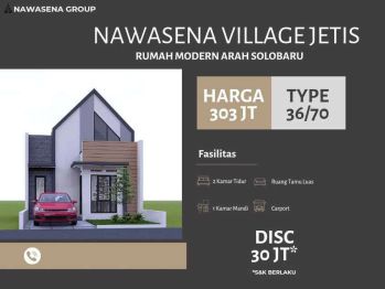 HUNIAN ASRI DI SUKOHARJO RUMAH PROMO SELATAN RS DR OEN SOLOBARU