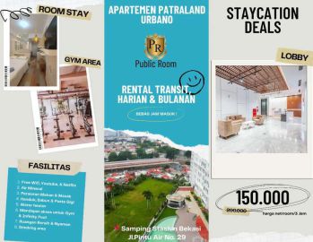 Sewa Apartemen Urbano Bekasi Transit & Harian