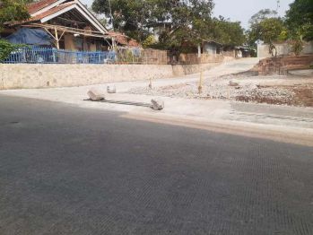 Dipasarkan kavling pinggir jalan