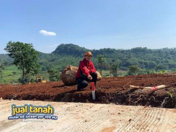 Dijual tanah kavling murah pinggir jalan raya di Bogor Timur