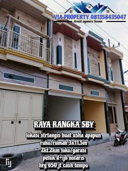 RUKO/RUMAH USAHA RAYA RANGKA SBY