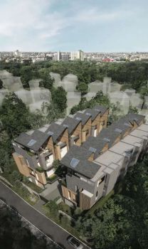 Townhouse baru on progres lokasi strategis kemang utara