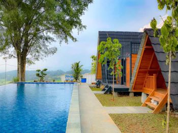 Tanah Murah bisa dibangun villa kayu