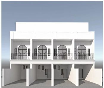 rumah baru tanjung duren 3 lantai jalan 2 mobil shm imb