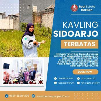 Kavling sidoarjo siap bangun strategis murah