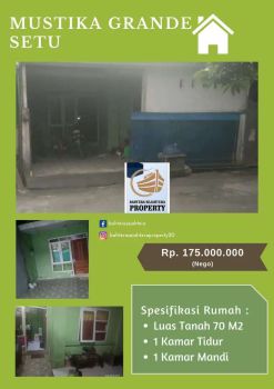 Rumah murah di mustika grade setu
