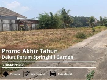 Diskon Akhir Tahun, Dijual Tanah Cocok Bangun Hunian, Malang