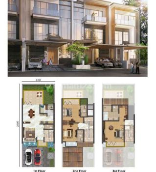 Disewakan Segera Rumah Golf Island Cluster Terbaik