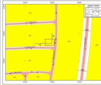 Dijual Tanah Hoek Bentuk Kotak Di Kebayoran Baru Jakarta Selatan