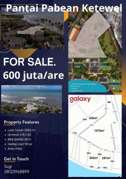 Tanah Pantai Pabean Ketewel Gianyar