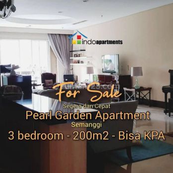 Dijual Murah Apartment Pearl Garden 3 kamar
