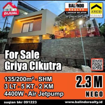 Dijual Rumah baru Siap Huni Full Furnish di Sayap Pahlawan Cikutra
