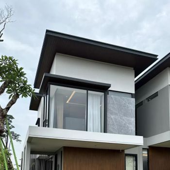 Rumah Dalam Cluster Tepi Danau View Gunung Cicilan 5 Jutaan