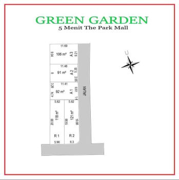 Jual Kapling Siap Bangun Dekat Mall The Park Legalitas SHM