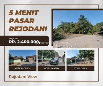 5 Menit Pasar Rejodani, Jual Tanah Jogja, Hanya 200 Juta An Murah