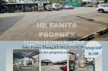 Seharga Njop Kavling Komersil Ada Bangunan Gudang di Jl Yos Sudarso Jakarta