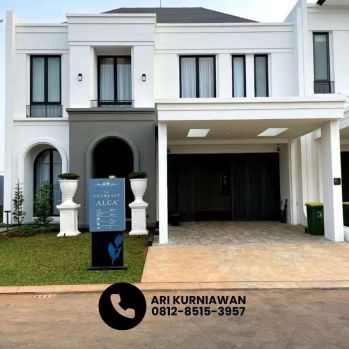 Dijual Cluster 14m Daerah Alam Sutera Cluster SHM Ukuran 12 X 26 Mewah