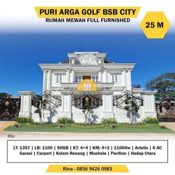 Rumah Mewah 2 lantai BSB Puri Artha Golf Semarang
