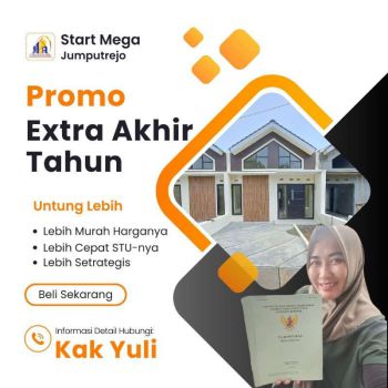 rumah siap huni 4 bulan Sukodono promo cash