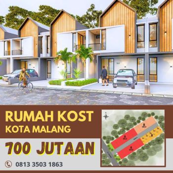 Dijual Rumah Kos Di kota Malang