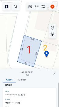 DIJUAL TANAH KECI LOKASI DALUNG PERUMAHAN ELIT LUAS 2 ARE