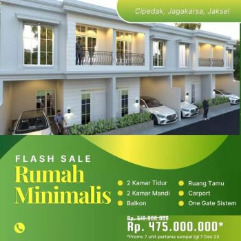 Rumah dijual Jagakarsa 400 juta an akses mobil dekat Stasiun Lenteng