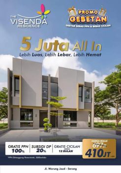 Beli Rumah dapat Gebetan Cuma di Visenda Residence Serang