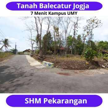 Tanah Sleman 5 Mnt RS PKU Muhammadiyah Gamping SHM Pekarangan