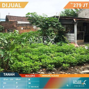 Dijual Tanah Murah Daerah Mergan Kota Malang