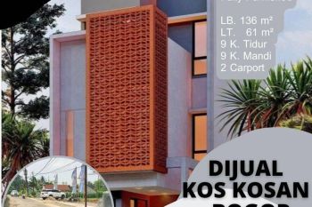 Dijual KOS KOSAN SHM Dekat IPB Dramaga, PINGGIR JL 300meter Gate Kampus, JAMINAN