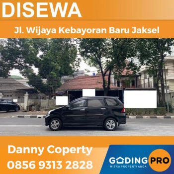 Disewakan Rumah Kebayoran Baru Pinggir Jalan Raya Strategis