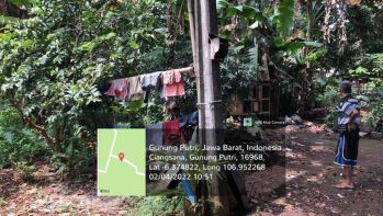 Dijual Tanah SHM Lokasi Ciangsana di Cibubur Dekat Kota Wisata 322m2