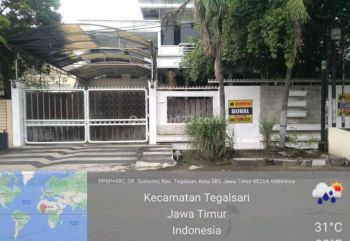 Jual Rumah Jalan Untung Suropati, Dr. Sutomo 2 Lt Surabaya Pusat