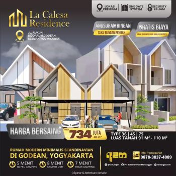 Rumah di Sleman jogja lokasi strategis dekat kampus