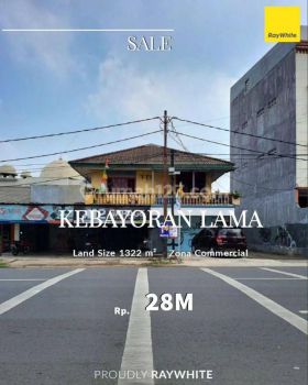 Kebayoran Lama - Dijual Tanah Dengan Bangunan Lama Di Atasnya, Harga Mendekati