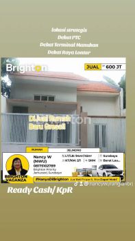 Rumah Gress 1 Lantai Lontar Dekat Alam Galaxi, Graha Natura