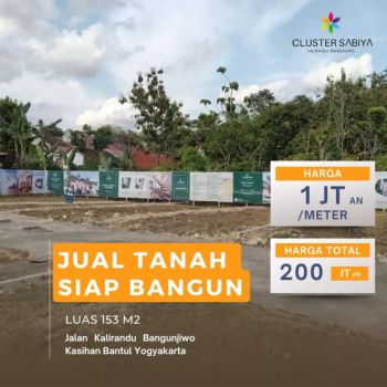 Tanah Kavling Dalam Perumahan Bantul Dekat kampus UMY