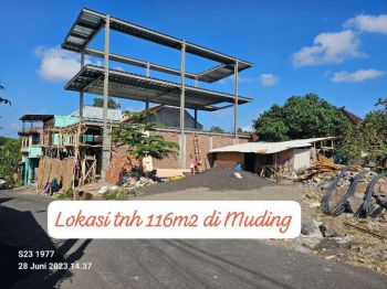 Tanah kosong 116m2 di Muding dekat kesambi