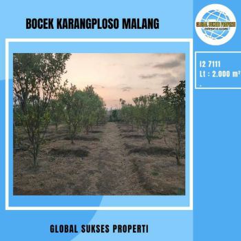 TANAH SUBUR HARGA ISTIMEWA DI KARANGPLOSO KABUPATEN MALANG.