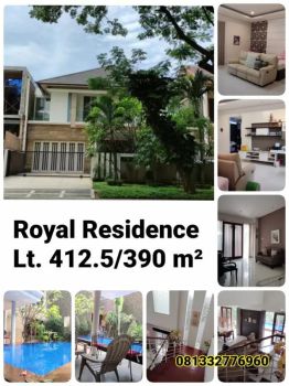 Rumah di Royal Residence swimming pool