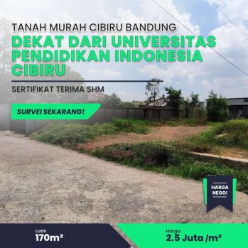 Tanah Murah Cibiru 4,0 km dari Stasiun Cimekar Bandung SHM