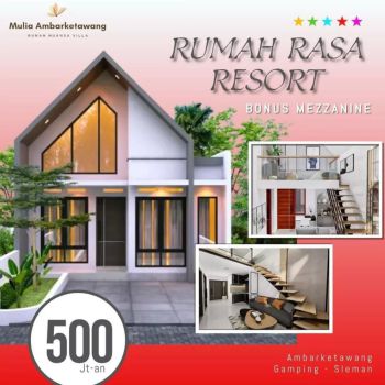 Rumah Murah Di Sleman 15 Menit Ke Malioboro Jogja Bonus Mezzanine