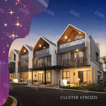 Rumah 3 lantai STROZZI by paramount gading serpong FREE PPN! SEGERA ST