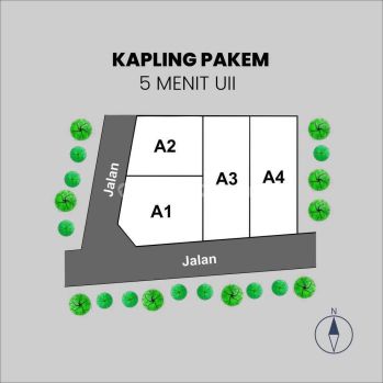 Dijual Kapling Pakem Sleman, 5 Menit Kampus Uii Yogyakarta