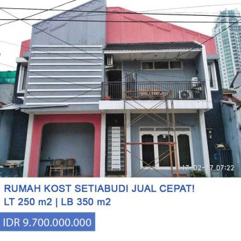 Hot Sale Rumah Kost 16 Kamar MURAH Terisi Penuh Di Setiabudi Jaksel