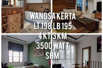 Dijual Rumah Cantik Furnish Renov 2 Lantai di Wangsakerta Kbp