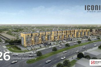 Unit Batalan Ruko 4 Lantai Iconix Studio Loft. Hadap Jalan Boulevard Utama Bsd